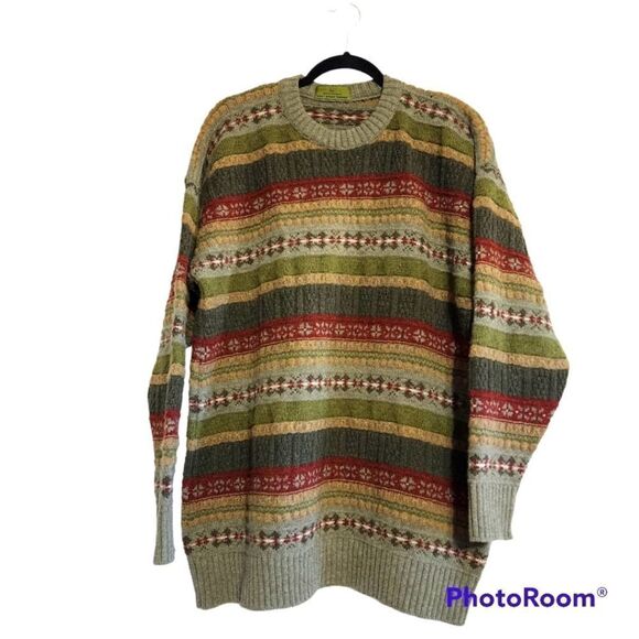 Gentleman Farmer sweater New Zealand wool chunky grandpa XL - Picture 1 of 5